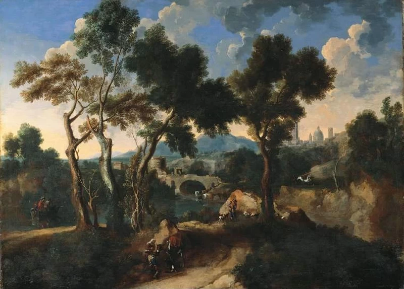 Paesaggio con figure - Fitzwilliam Museum, University of Cambridg 1